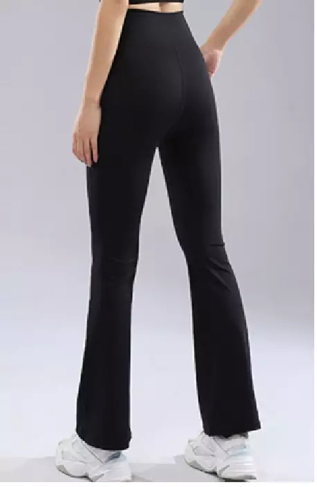 Fit& sport mustat sporttileggarit leveällä lahkeella - Naisten housut ja hameet - 6438159394840 - 1