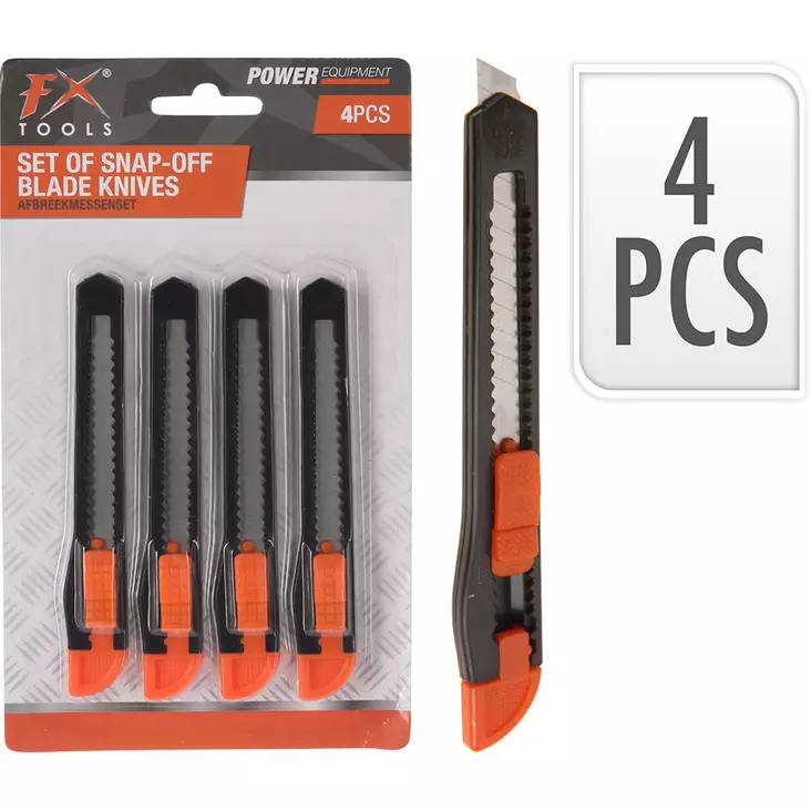 FX Tools mattoveitset 4kpl - Katkoteräveitset ja terät - 8718158330420 - 1