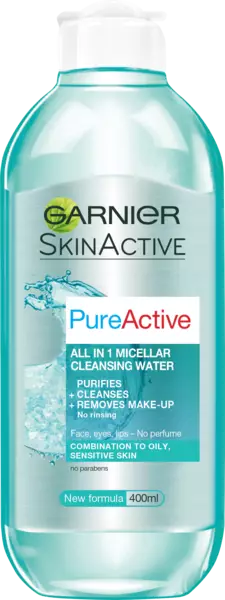 Garnier PureActive All-in-1 Micellarvesi - Kasvovedet ja kasvojen puhdistusaineet - 3600541594920 - 1