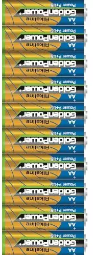 Goldenpower alkaliparisto AA 10pl/pkt - Sormiparistot - 4895026733270 - 1