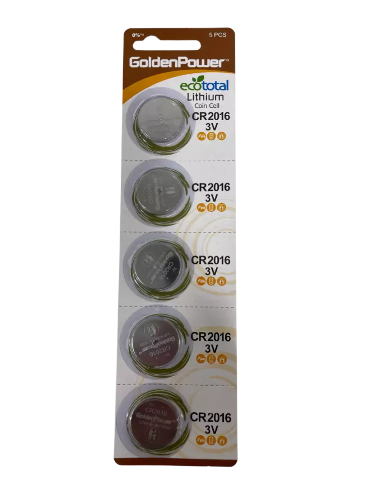Golden power nappiparisto CR2016 5KPL - Nappiparistot - 4895026704720 - 1