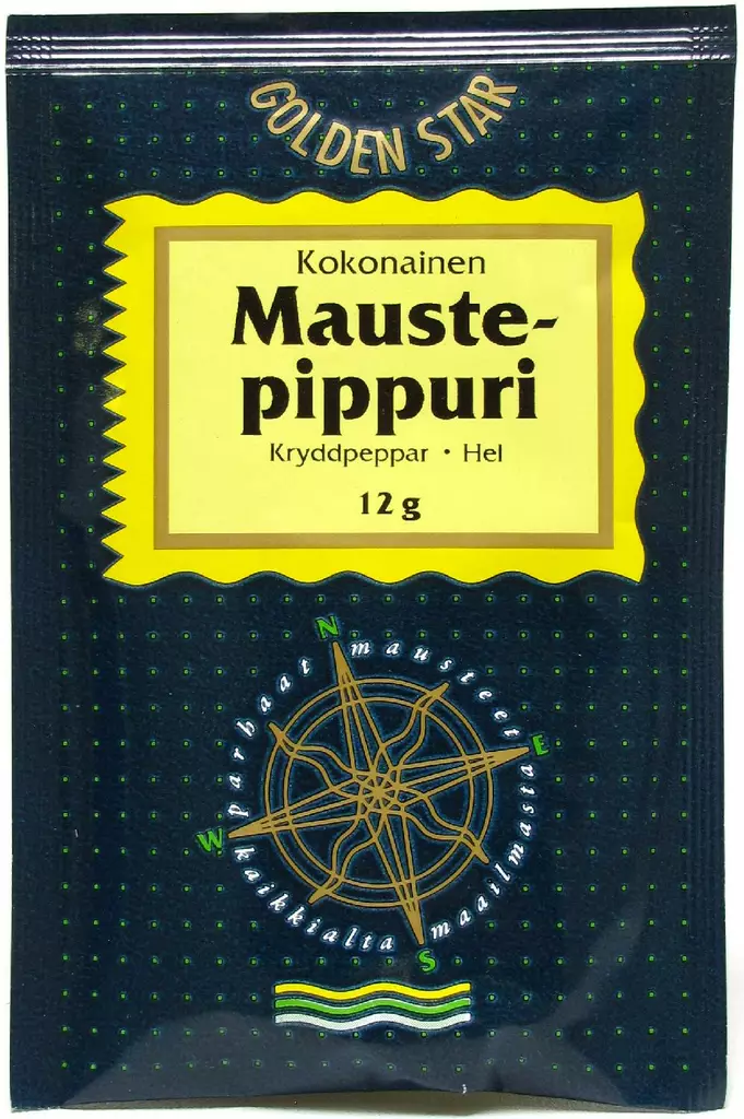 Gs kokonainen maustepippuri 12g - Mausteet - 6434800006100 - 1