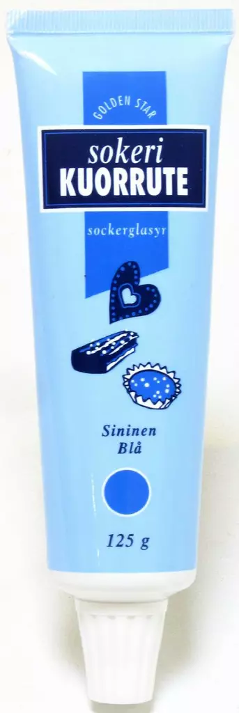 Gs sokerikuorrute sininen - Leivontamausteet ja -ainekset - 6434800009590 - 1
