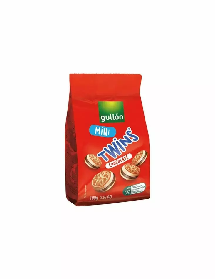 GULLON MINI TWINS CHOCOLATE 100G - Kissat - 8410376011210 - 1