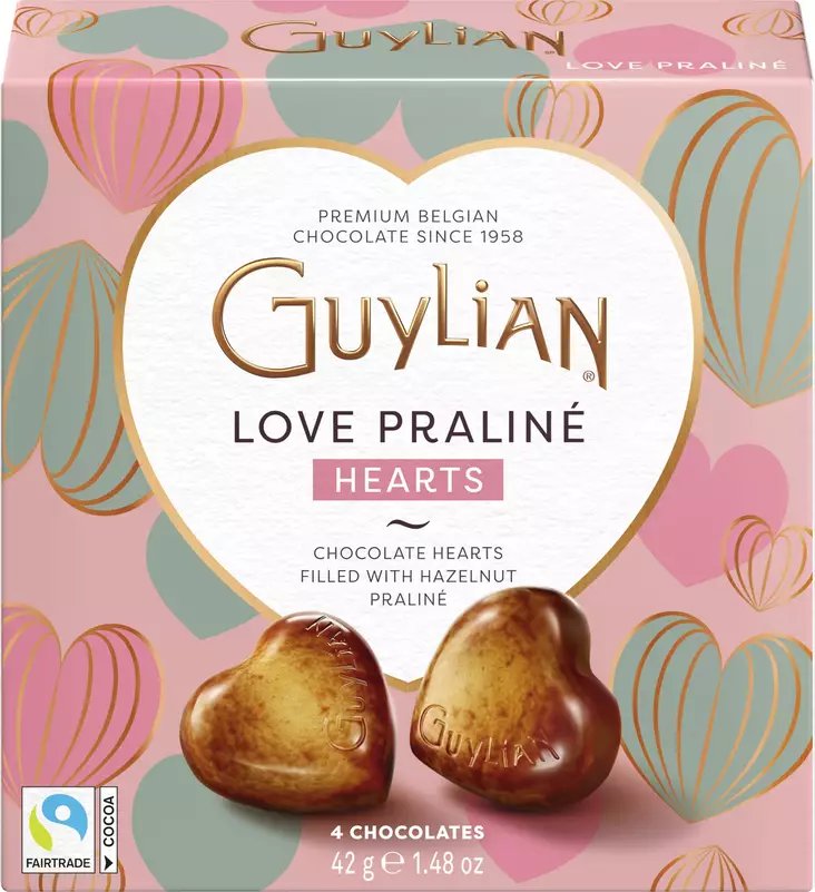 Guylian love praline hearts 42G - Suklaat - 5410976902010 - 1