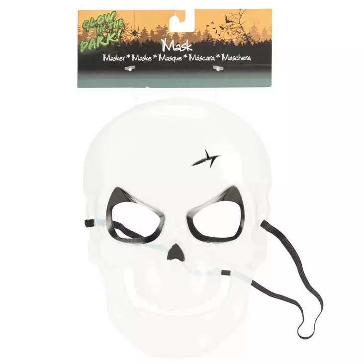 Halloween naamio pimeässä hohtava - Halloween asut ja koristeet - 8721037440660 - 1