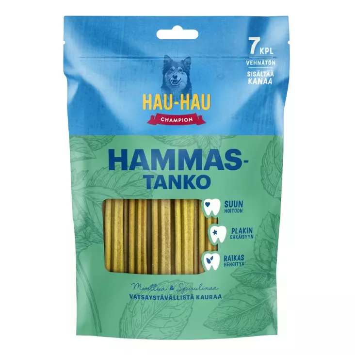 Hau-Hau Champion Hammastanko 7kpl 200 g - Koiran herkut - 6438554003750 - 1