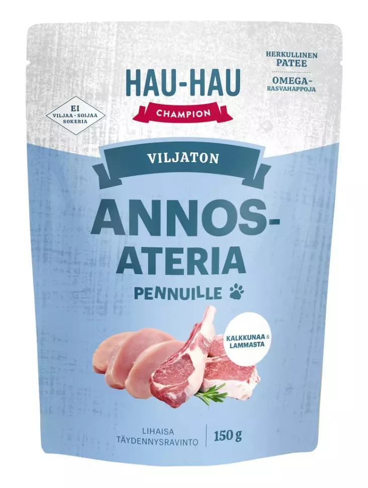 HHC ateria kalkkuna-lammas 150g pentu - Koiran märkäruoat - 6438554001480 - 1