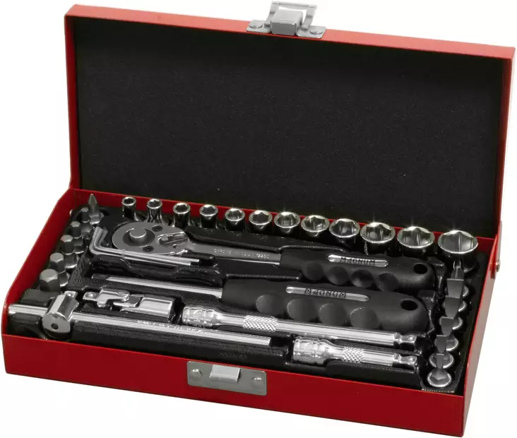 Hylsysarja 1/4" 33-osainen - Hylsysarjat - 6418868122330 - 1