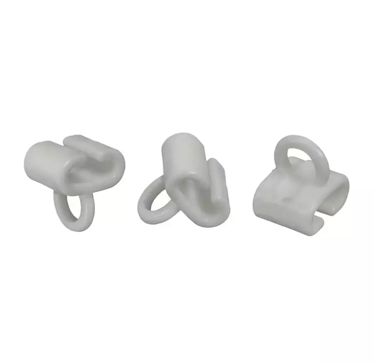 I-kiskon liuku muovi/valkoinen 20kpl - Verhotangot ja verhotarvikkeet - 6417012070060 - 1