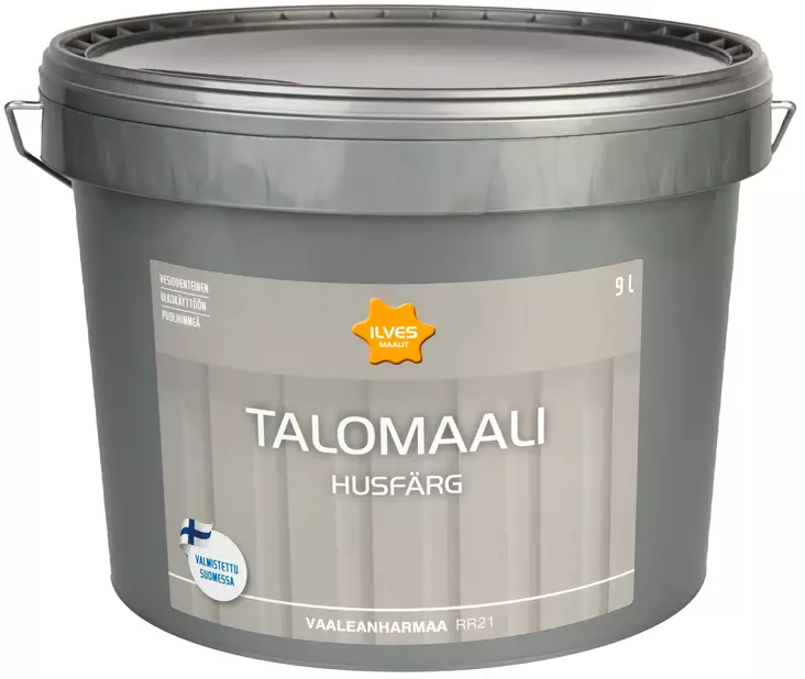 Ilves Talomaali Vaaleanharmaa RR21 9L - Talomaalit - 6430026954850 - 1