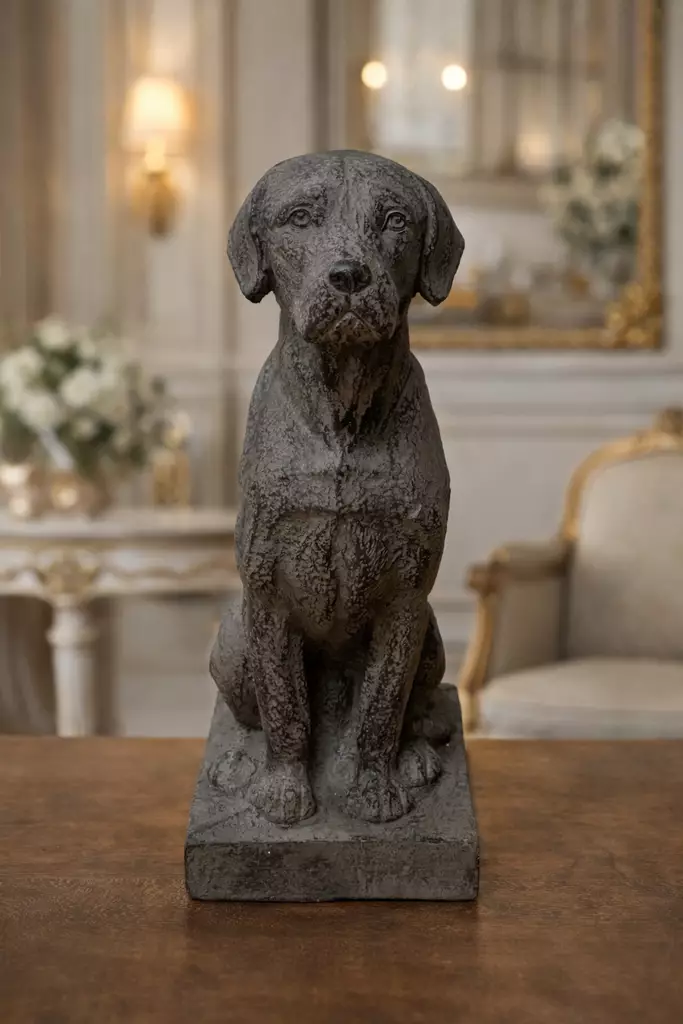 Istuva koirapatsas 47,5x30x20cm - Pihakoristeet - 8721037397070 - 1