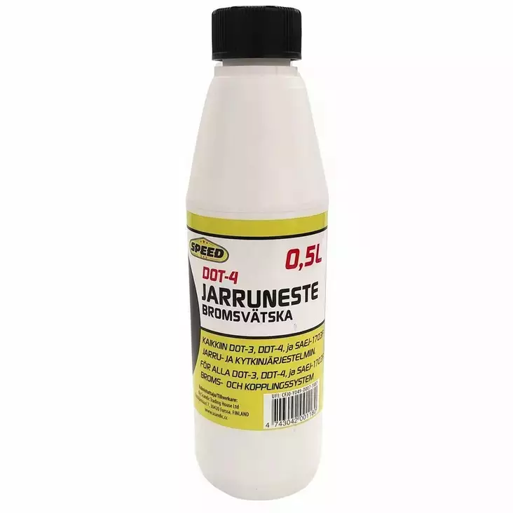 Jarruneste DOT4 0,5L - Jarrunesteet - 4743042001180 - 1
