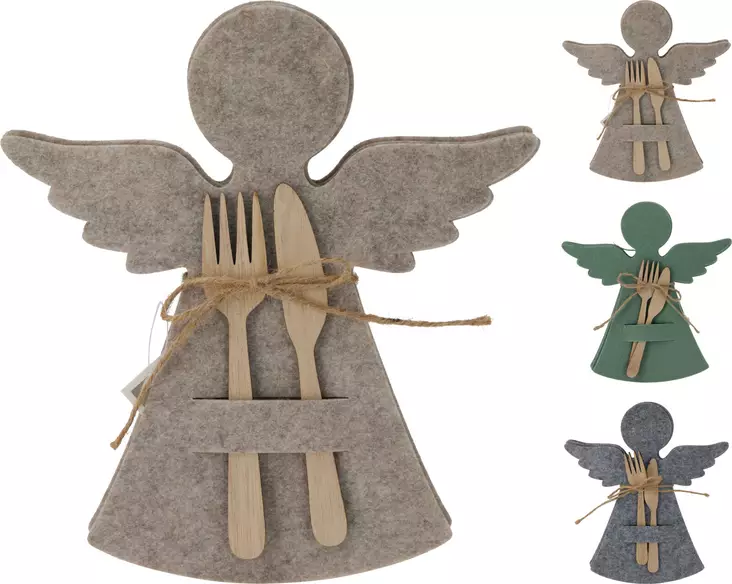 Enkeli aterinpidike - Joulukoristeet - 8721037713160 - 1