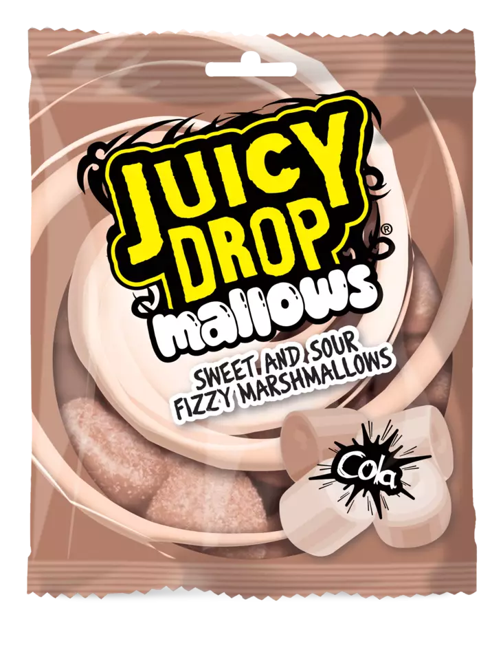 Juicy Drop mallows cola 100g - Karkit - 5011053026690 - 1