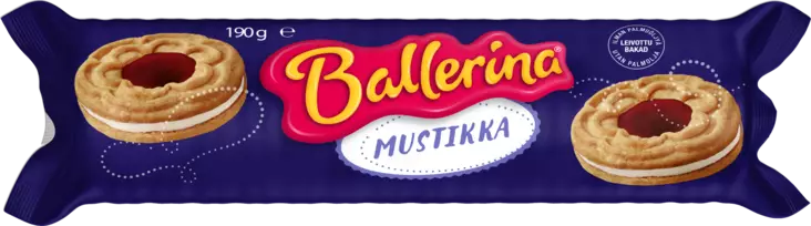 Kantolan Ballerina mustikka 190g - Keksit - 6410380054410 - 1