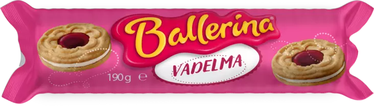 Kantolan Ballerina vadelma 190g - Keksit - 6410380054250 - 1