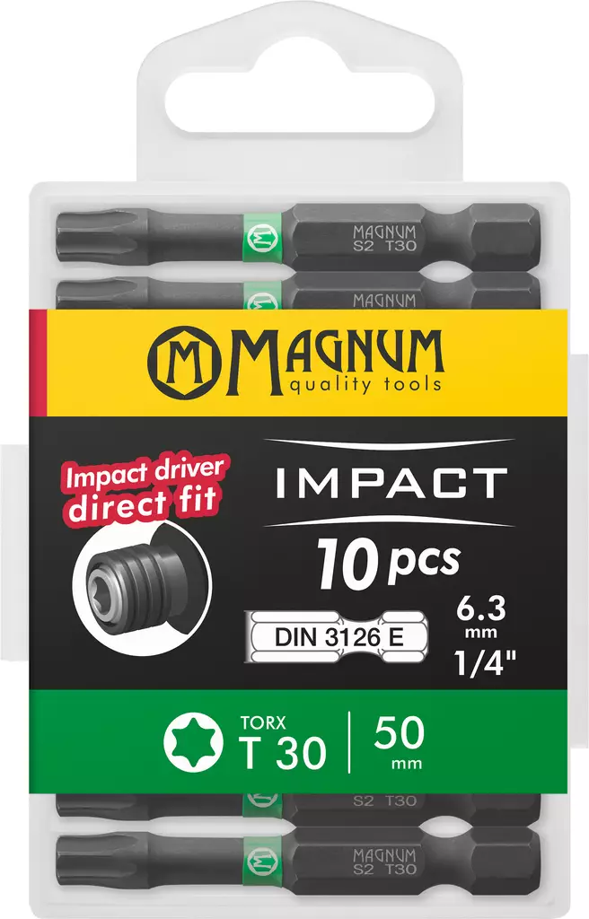 Kärki Impact 10kpl T30 50mm - Ruuvauskärjet - 6418868198700 - 1