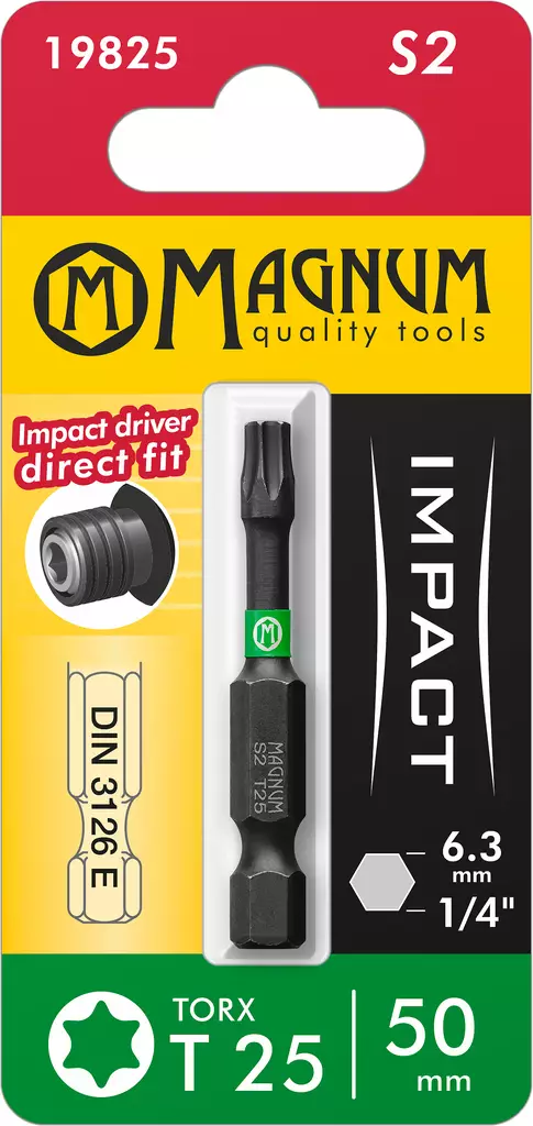 Kärki Impact T25 50mm - Ruuvauskärjet - 6418868198250 - 1