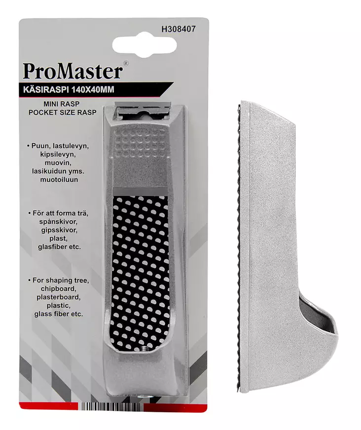 Käsiraspi 140x40mm - Muut hiontatyökalut ja tarvikkeet - 6420286006130 - 1