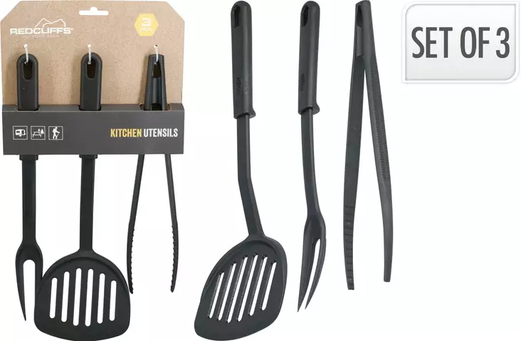 Keittiöntyövälineet 3kpl/pkt - Keittiön työvälineet - 8721037825580 - 1