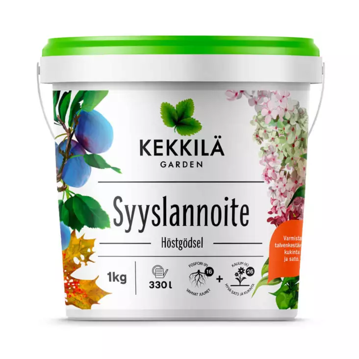 Kekkilä Syyslannoite 1kg - Puutarhalannoitteet - 6433000600910 - 1