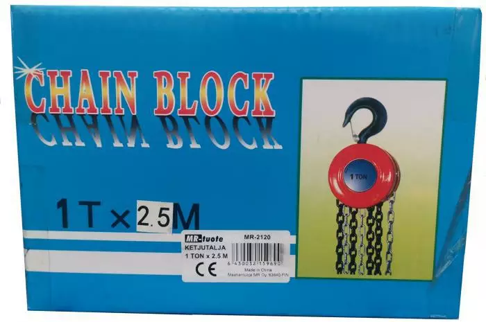 Ketjutalja 1T * 2.5 m - Ketjut ja vanttikiristimet - 6430032159690 - 1