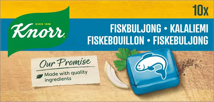 Knorr kalaliemikuutio 10x10g - Kuivaruoka-aineet, keitot ja kastikkeet - 8714100786710 - 1