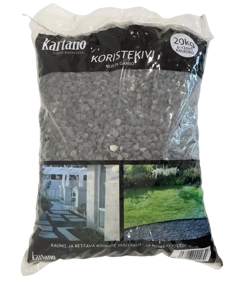 Koristemurske musta 20kg - Pihakivet ja laatat - 6438168090030 - 2