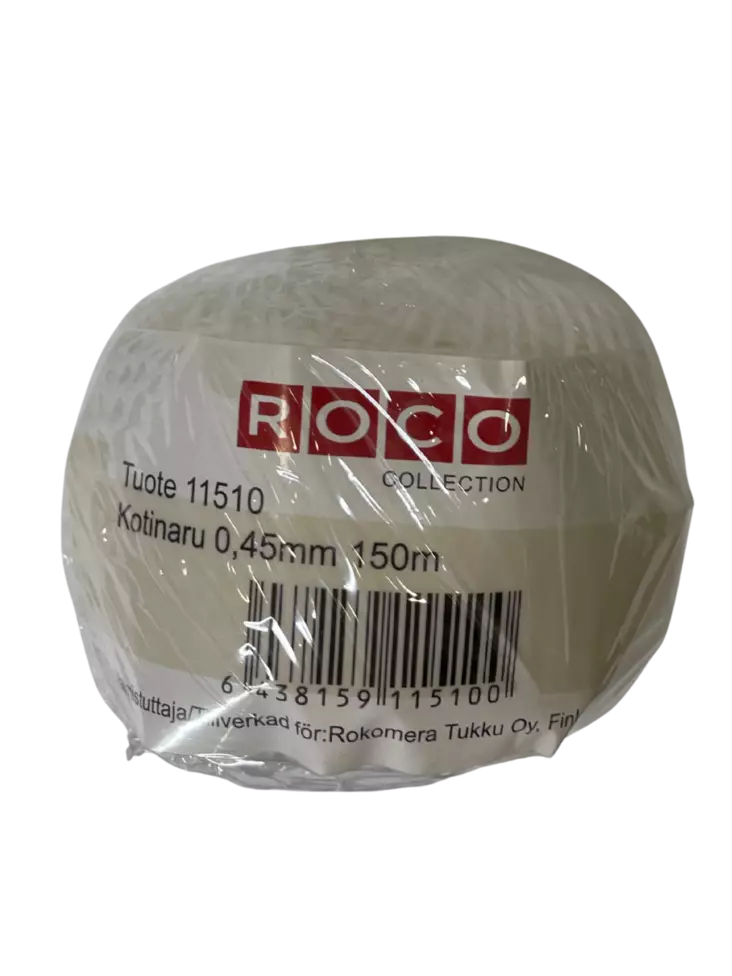 Kotinaru 150m 0,45mm - Narut ja köydet - 6438159115100 - 1