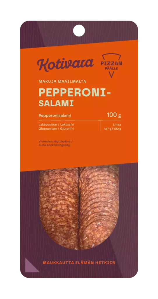 Kotivara Pepperonisalami 100g - Elintarvikkeet - 6409630001090 - 1
