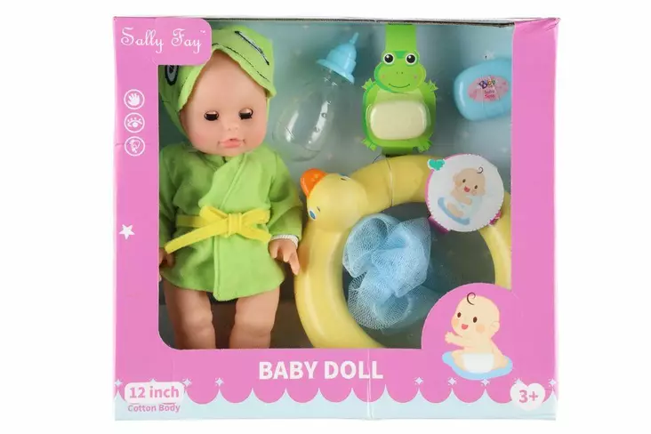 Kylpynukke 30cm - Nuket ja tarvikkeet - 6410416215150 - 1