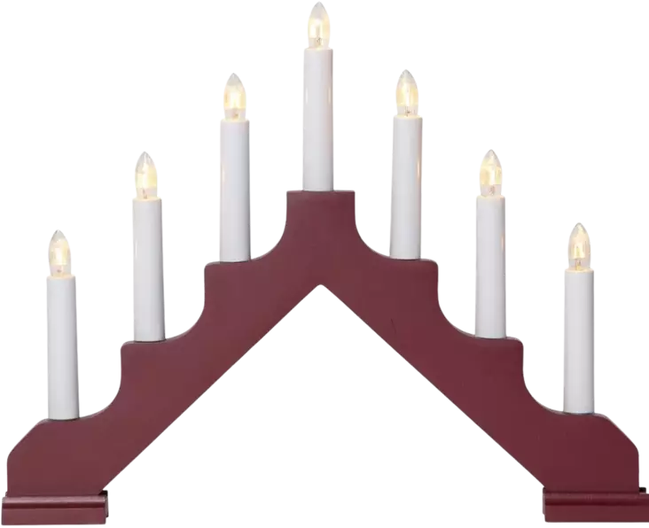 Kynttelikkö led punainen - Jouluvalot - 6438168110080 - 1