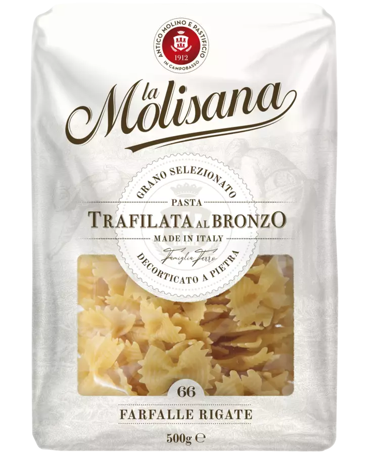 La Molisana Farfalle Rigate N66 500g - Pastat - 8004690106600 - 1
