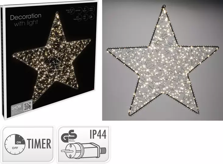 Led-tähti 56cm - Jouluvalot - 8721461181160 - 1