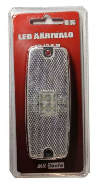 Led äärivalo kirkas 12V-24V 0,8W - Peräkärryn valot ja heijastimet - 6430032151670 - 1