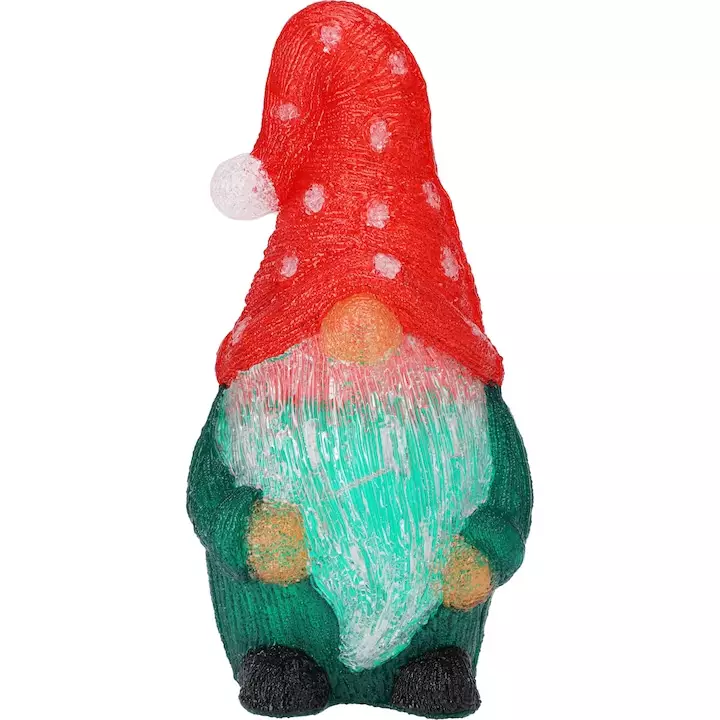 Led tonttu 44cm ajastimella IP44 - Jouluvalot - 8721037227520 - 1