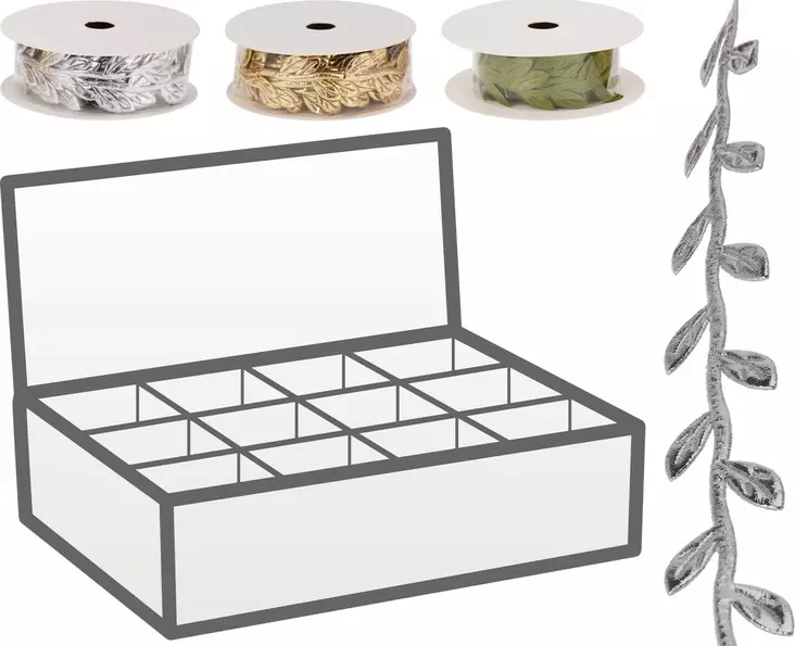 Lehtikoriste rullassa 4m - Jouluaskartelu - 8721037655590 - 1