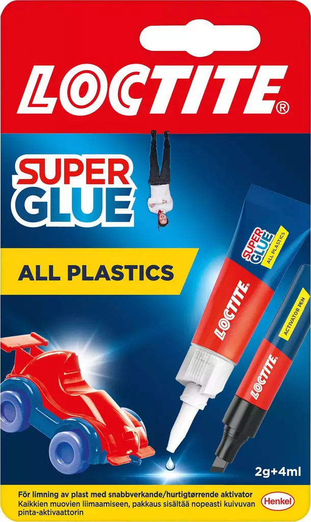 Loctite super all plastic pikaliima - Pikaliimat - 5010266334790 - 1