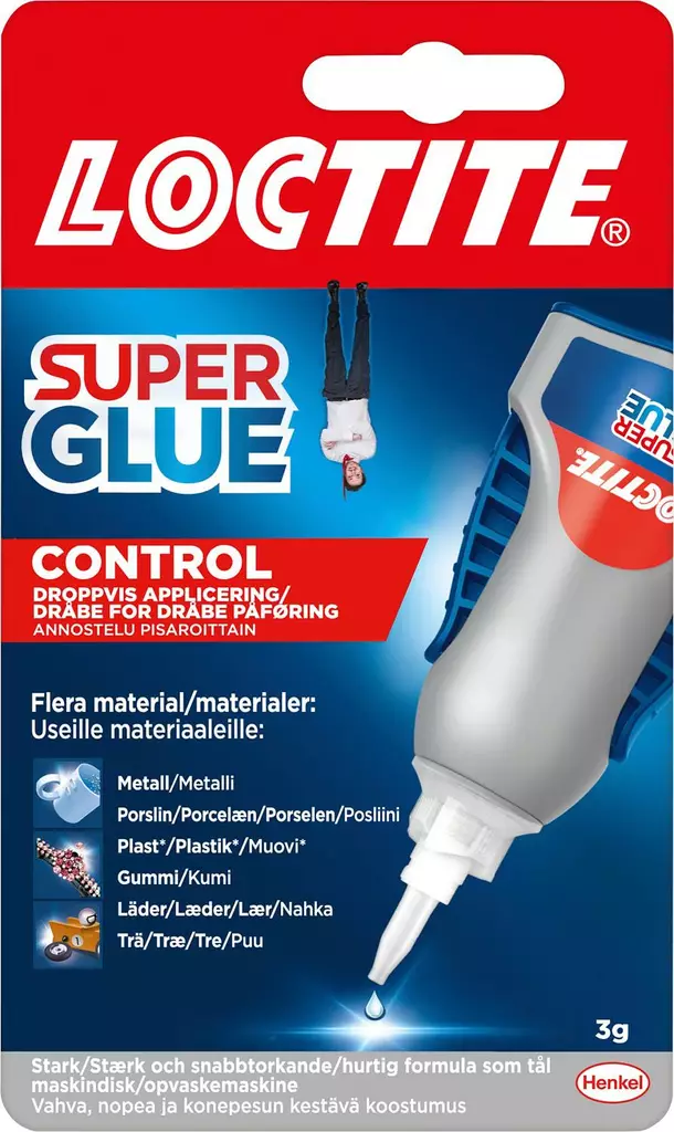 Loctite super glue control pikaliima 3g - Pikaliimat - 5010266241180 - 1