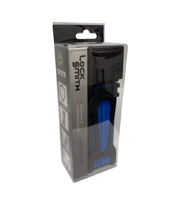 LS taittolukko 750x4mm sininen - Lukot - 6418641061160 - 1