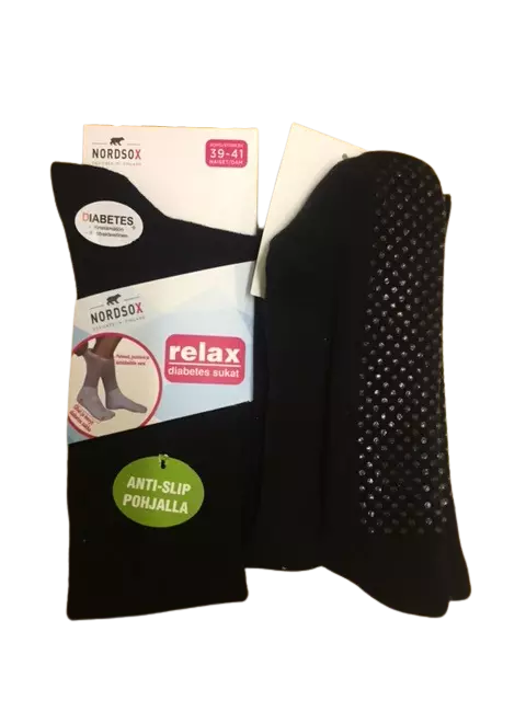 Luomu puuvillasukka liukumaton pohja 39-41 - Naisten sukat ja sukkahousut - 6438159074230 - 1