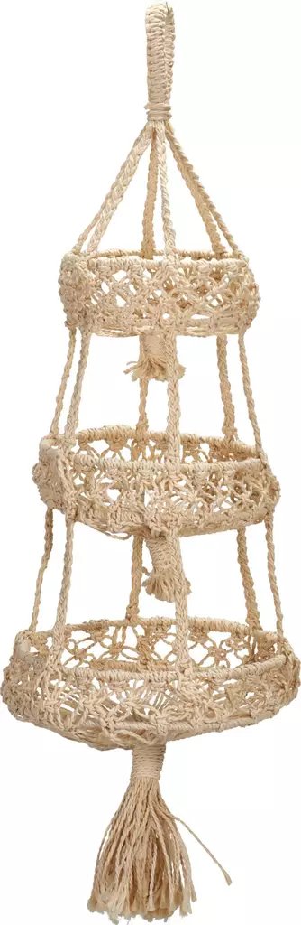 Macrame amppeli 3-kerros - Sisustusesineet - 8721037806190 - 1