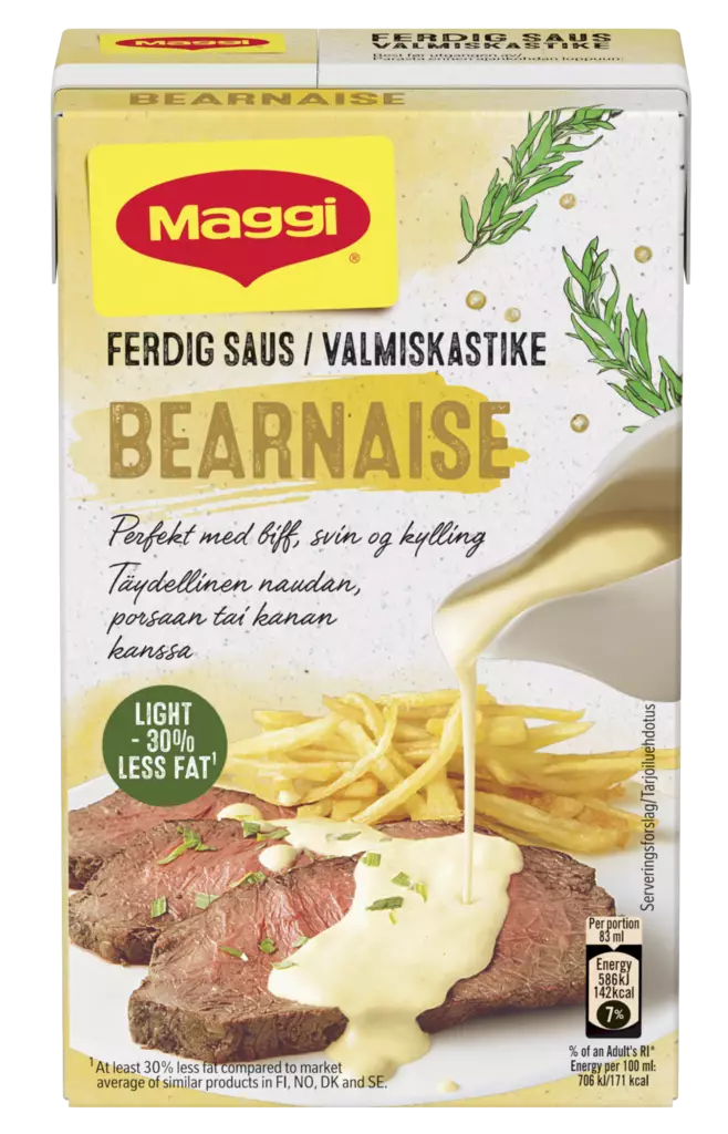 Maggi Bearnaisekastike 250ml - Kuivaruoka-aineet, keitot ja kastikkeet - 8445290580450 - 1