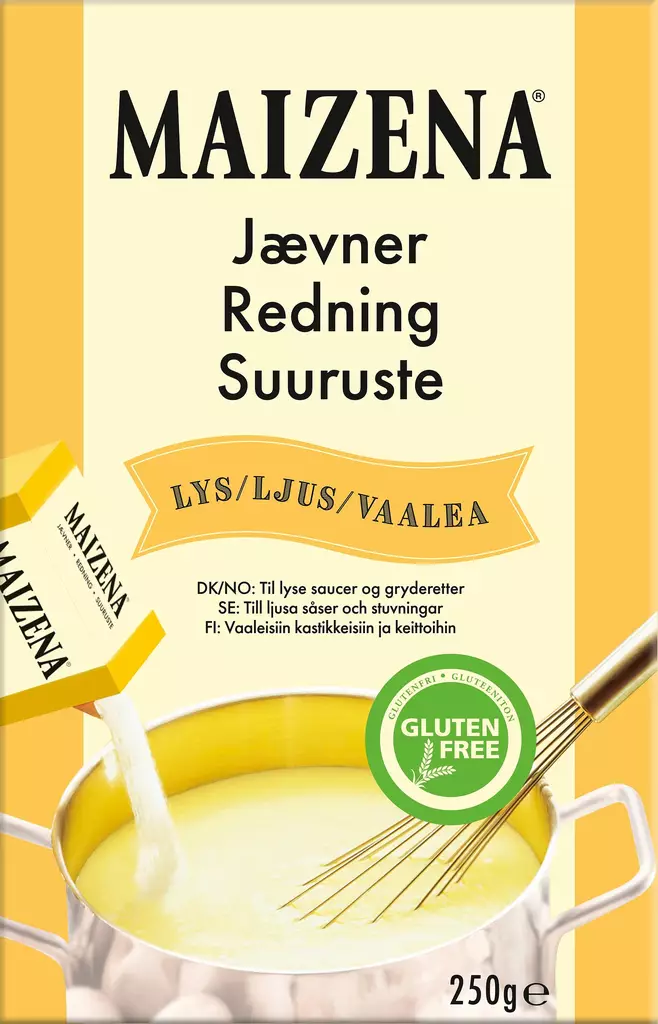 MAITZENA SUURUSTE VAALEA 250G - Suurusteet ja tärkkelykset - 8718114751900 - 1