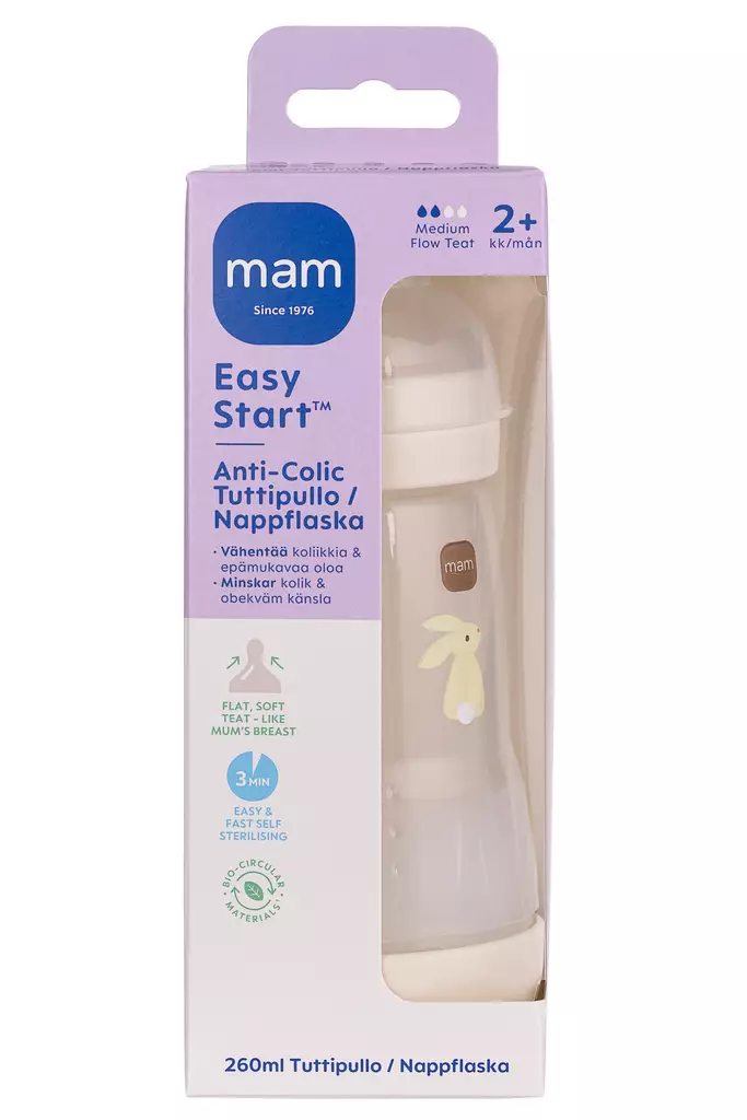 MAM Easy Start - Anti-Colic 260ml tuttipullo - Lastenhoitotarvikkeet - 9001616860010 - 1