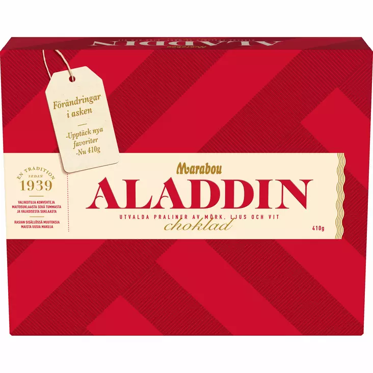 Marabou Aladdin 410g - Joulumakeiset - 7622202281570 - 1