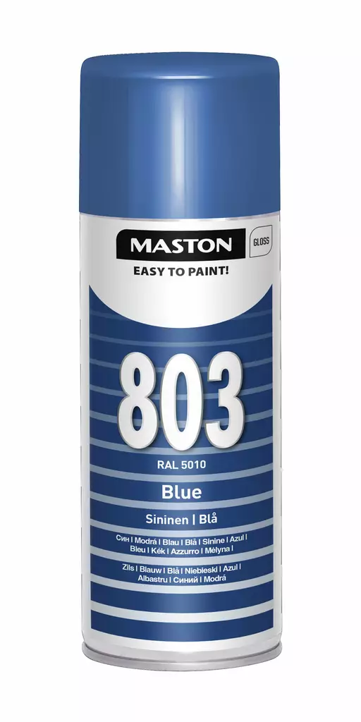Maston 100 sininen 803 RAL5010 400ml - Maalit - 6412491008030 - 2