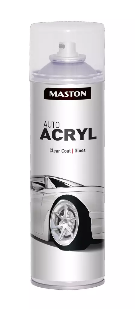 Maston AutoAcryl Kirkas lakka 500ml - Automaalit - 6412490024970 - 2