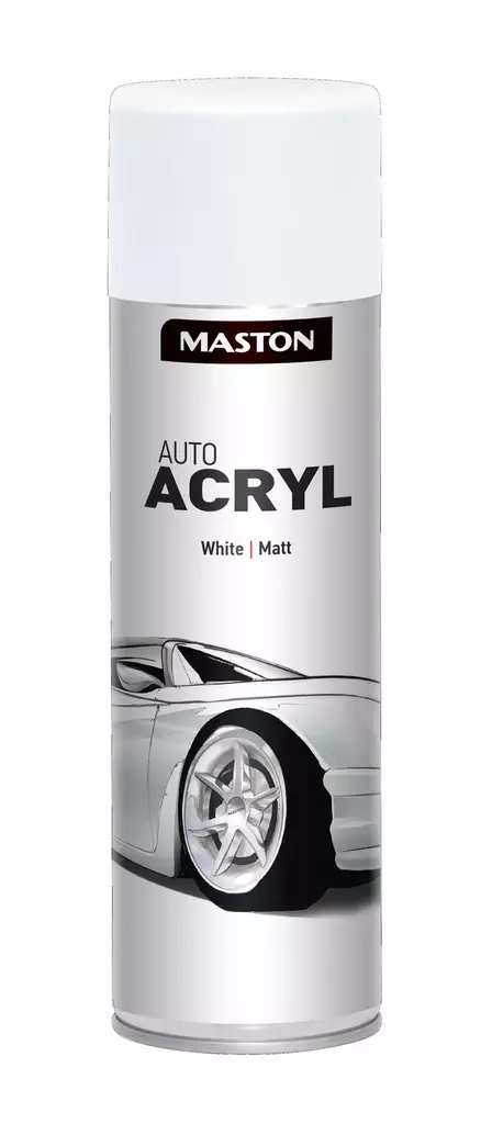 Maston autoACRYL Rmatta valkoinen 500ml - Maalit - 6412490037420 - 2